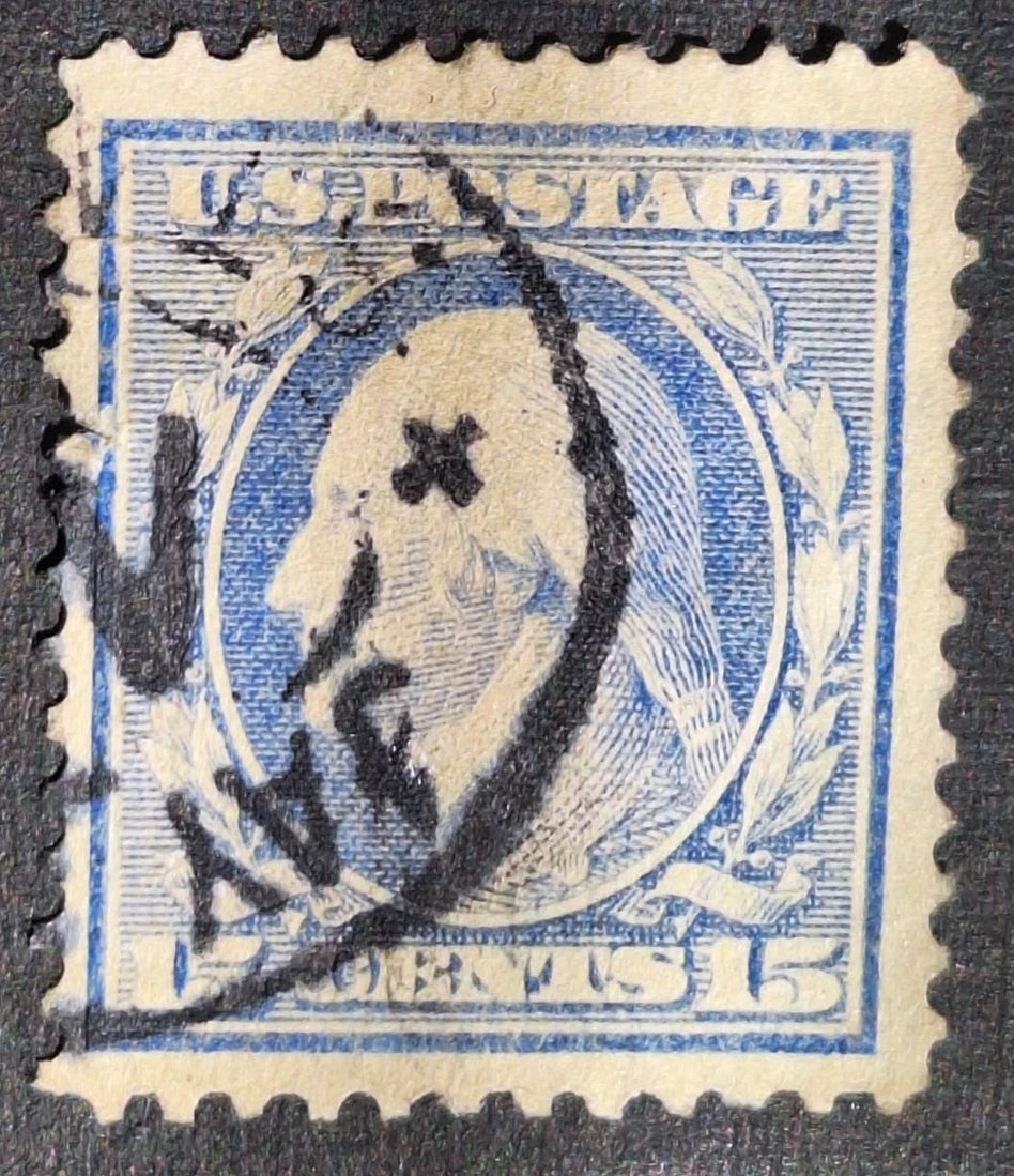 U.S. #366 SCARCE Mint - 15c Ultra on Bluish 2 Samps Lot as Shown Paper