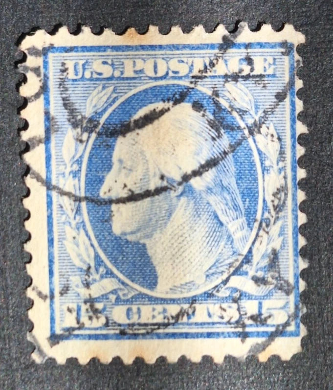 U.S. #366 SCARCE Mint - 15c Ultra on Bluish 2 Samps Lot as Shown Paper