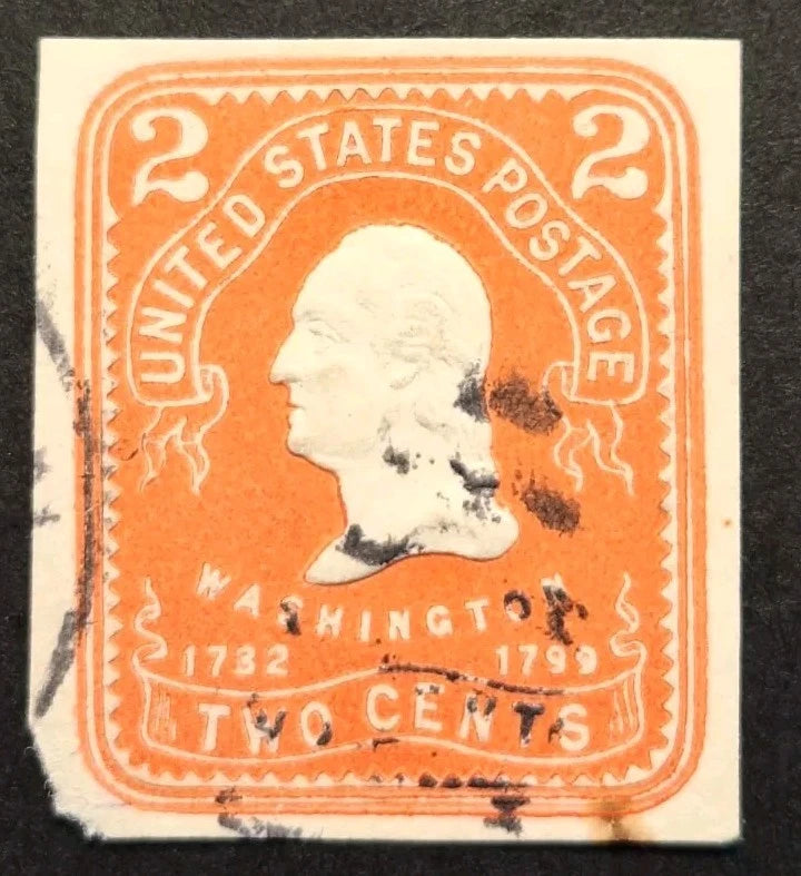 1732 1799 George Washington Postage Stamp Two Cents  OLD RARE RARE RARE