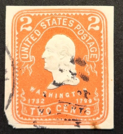 1732 1799 George Washington Postage Stamp Two Cents  OLD RARE RARE RARE