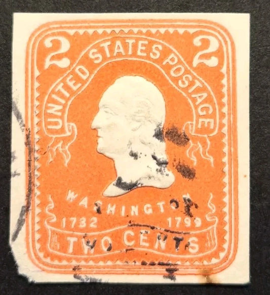 1732 1799 George Washington Postage Stamp Two Cents  OLD RARE RARE RARE